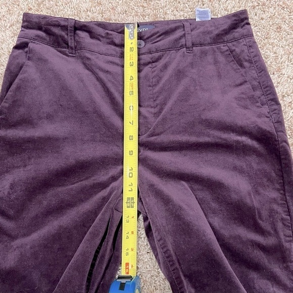 NYDJ LiftXTuck Technology Women’s Size 8 Velvet Dark Purple Straight Leg - Picture 13 of 13